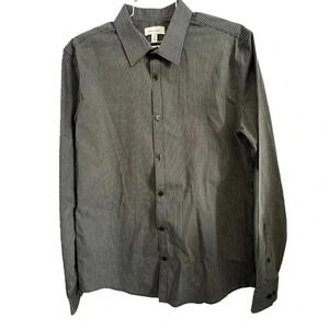 Calvin Klein slim fit infinite cool non iron button up long sleeve medium stripe